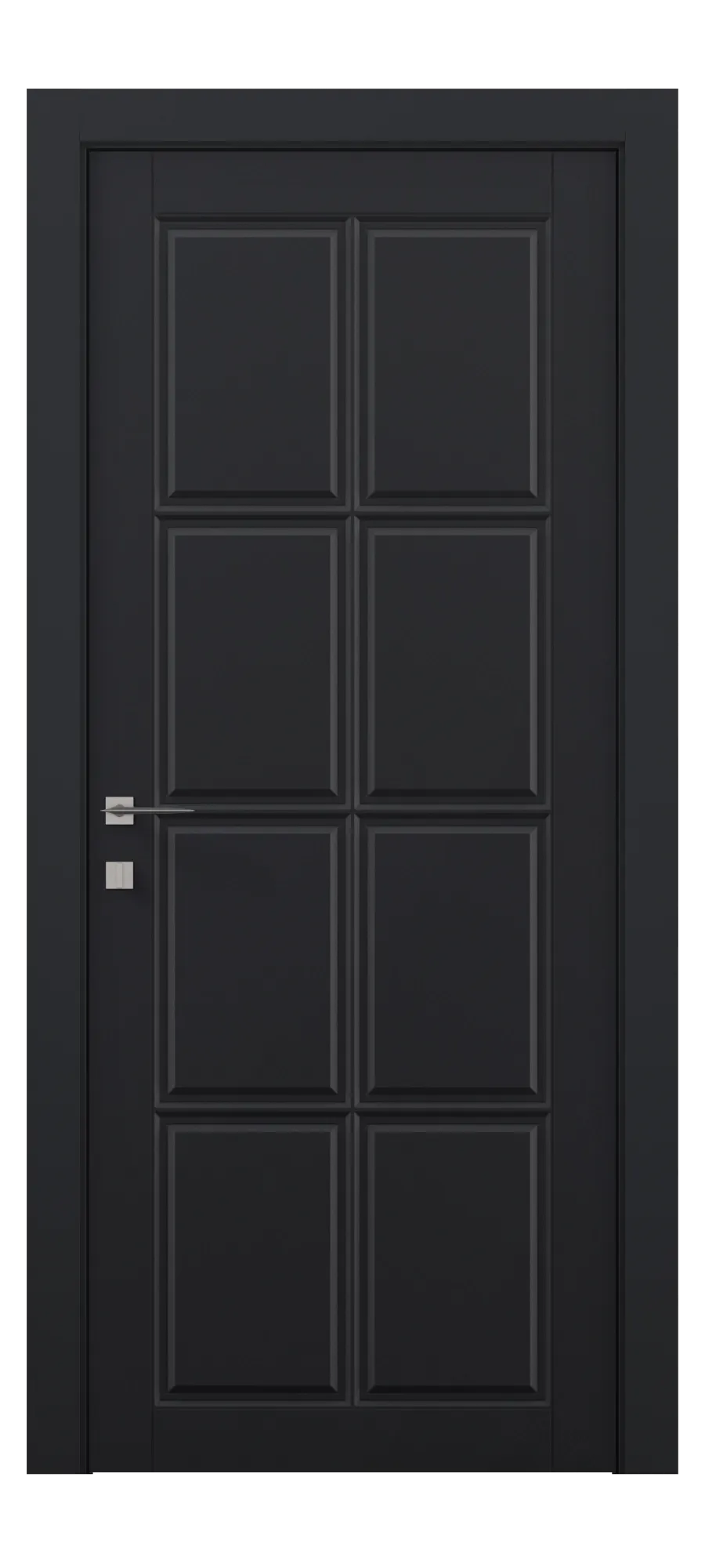 Interior door Oxford 3 black shagreen (top)
