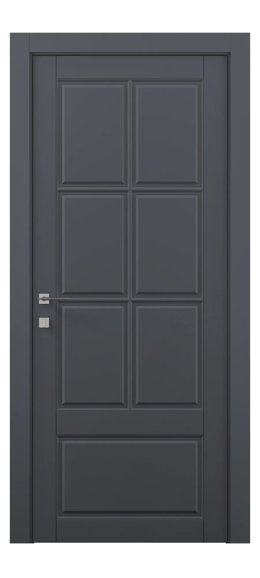 Бөлмеаралық есік Oxford 6 ral 7024