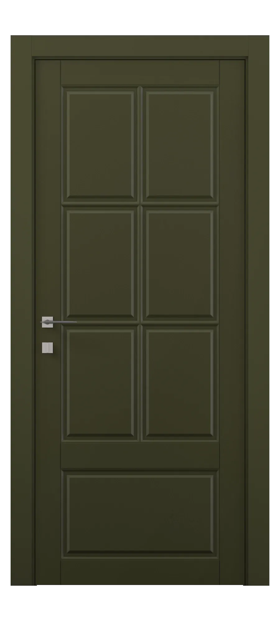  Interior door Oxford 6 soft olive (top)