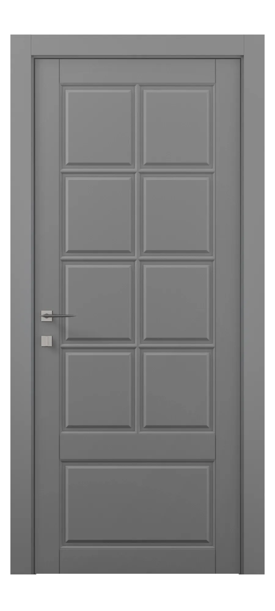  Бөлмеаралық есік Oxford 7 ral 7037 (жоғарыдан)