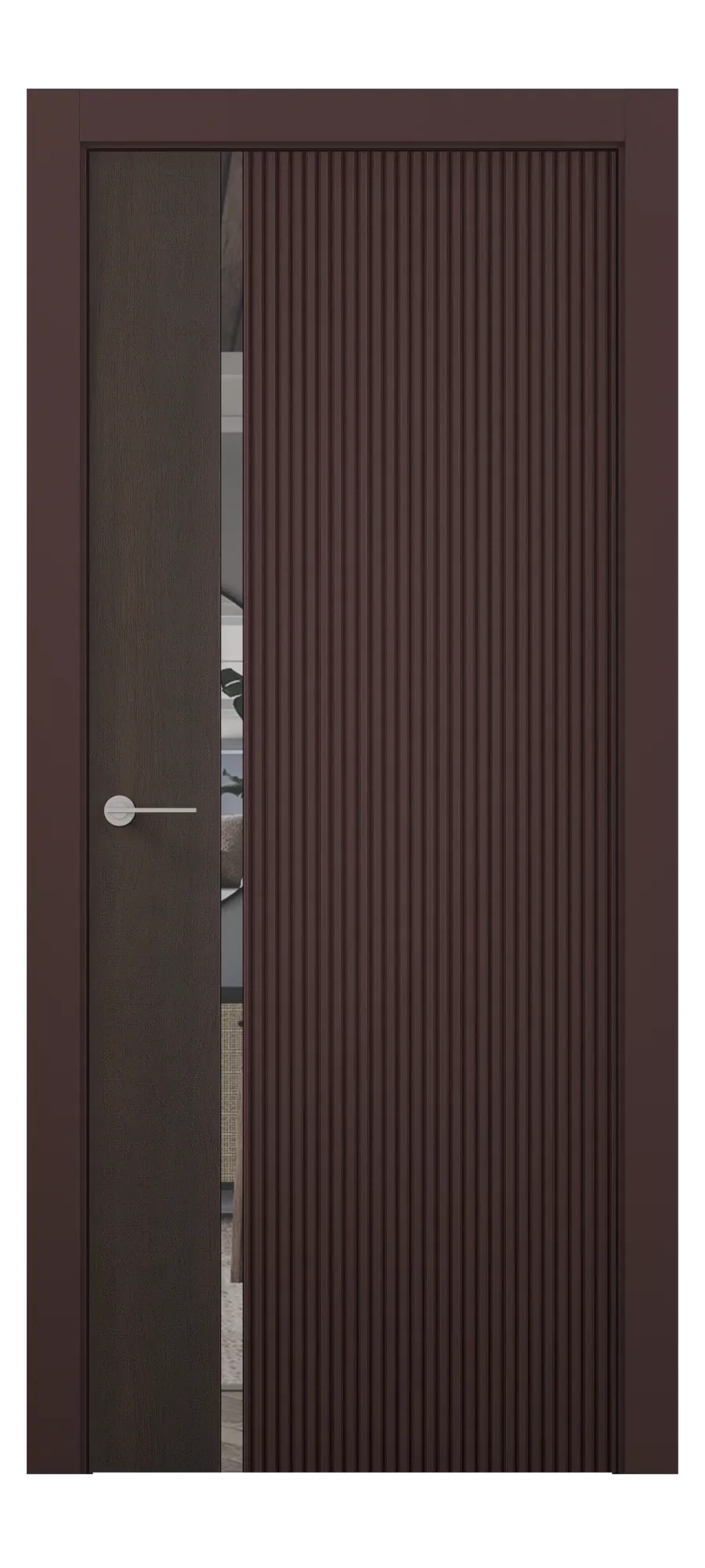 Interior door Perfectum 01 soft bordeaux