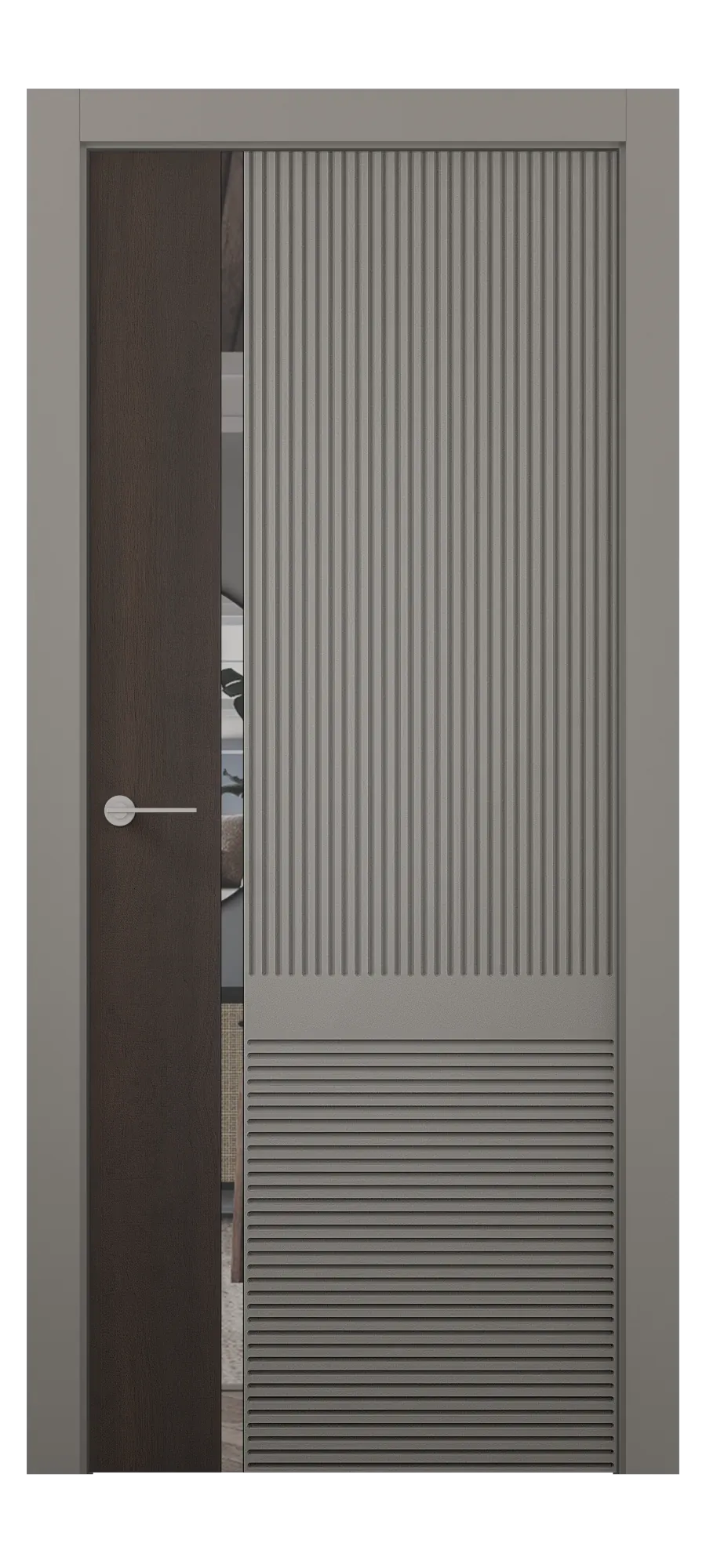  Interior door Perfectum 04 soft velvet cappuccino (top)