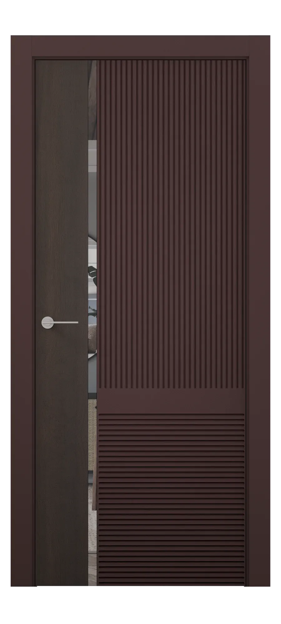 Interior door Perfectum 04 soft bordeaux