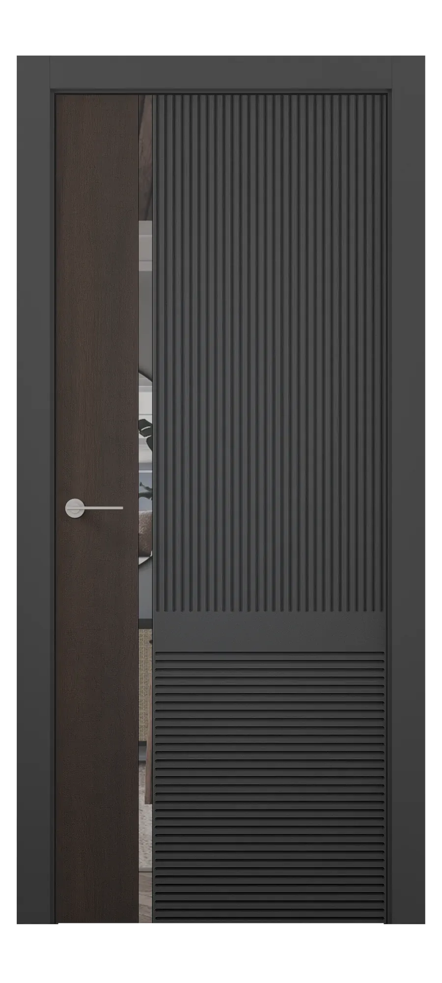 Interior door Perfectum 04 soft graphite
