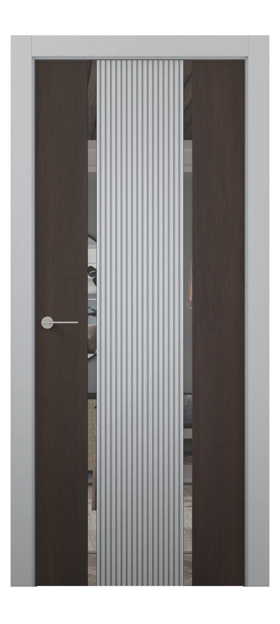 Бөлмеаралық есік Perfectum 05 софт барқыт сұр