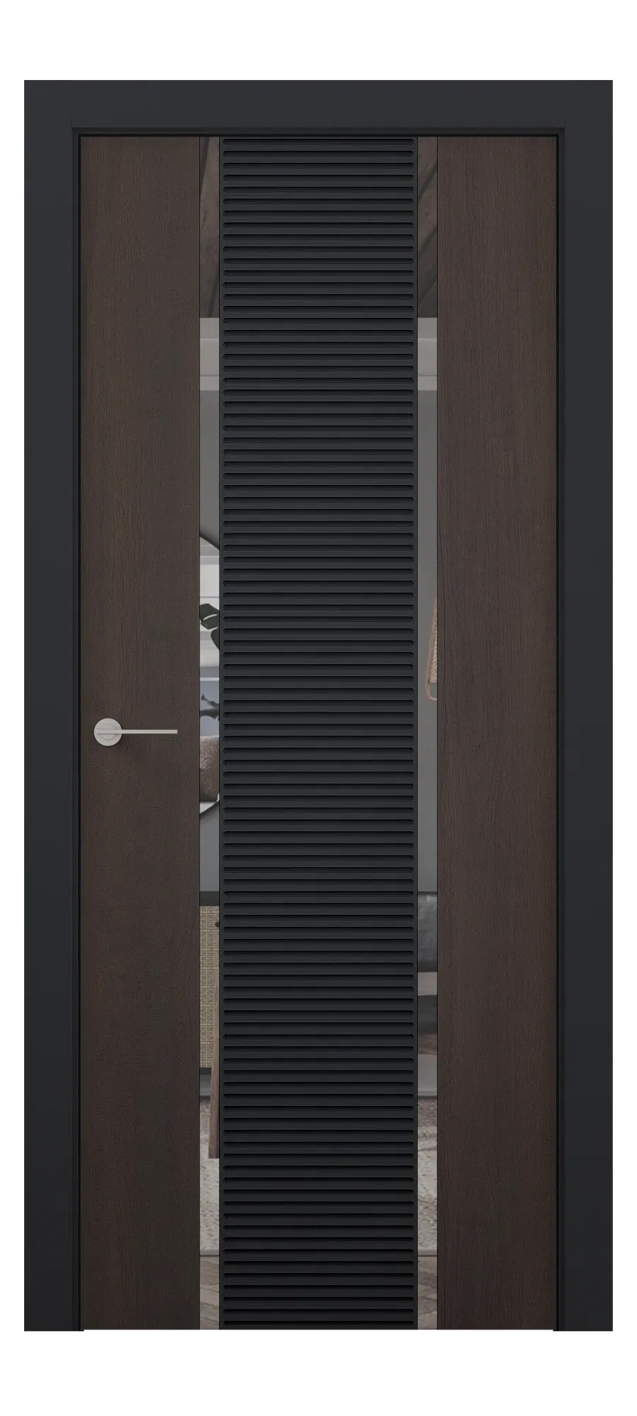  Interior door Perfectum 06 black shagreen (top)
