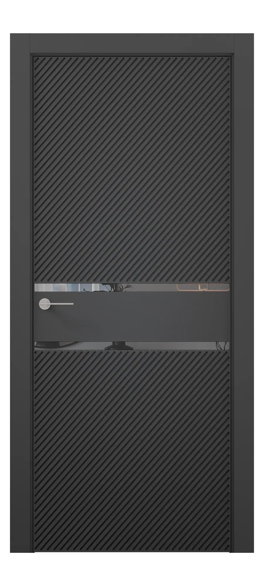 Interior door Perfectum 08 soft graphite