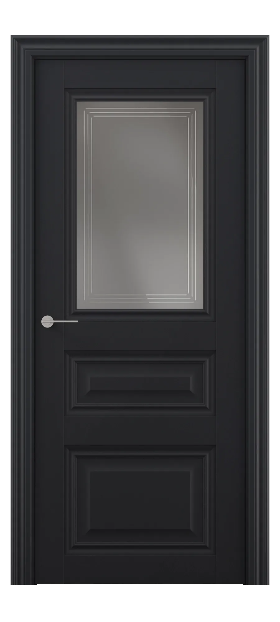  Interior door Q 06 black shagreen (top)