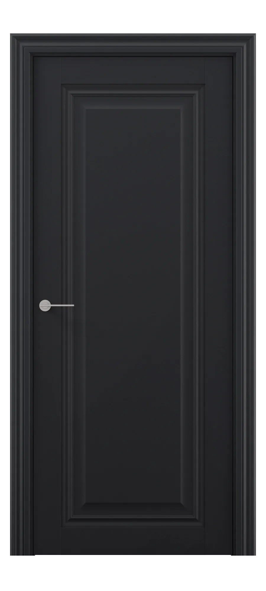 Interior door Q 1 black shagreen