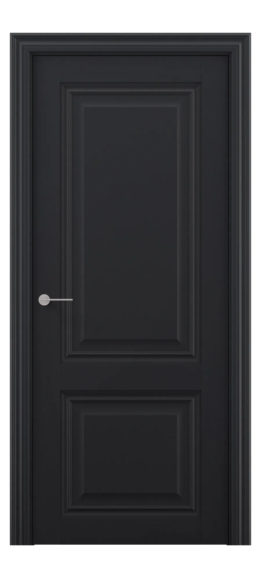 Interior door Q 3 black shagreen