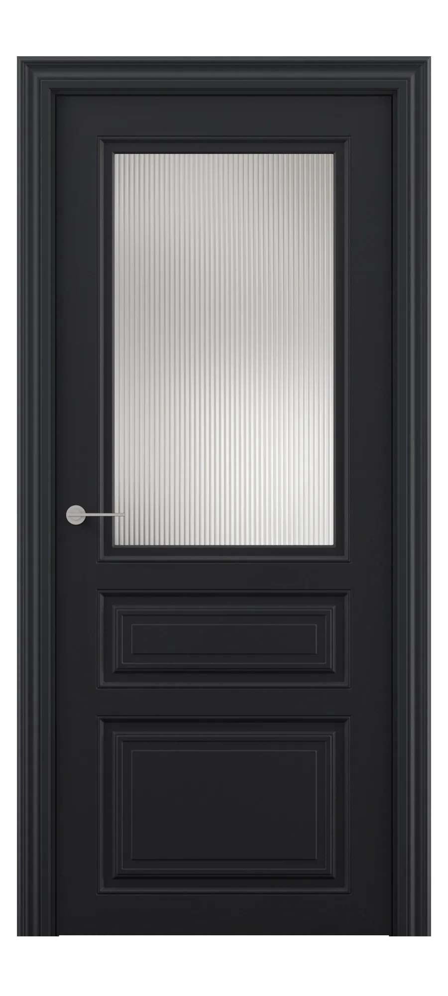 Interior door Renaissance 03 black shagreen