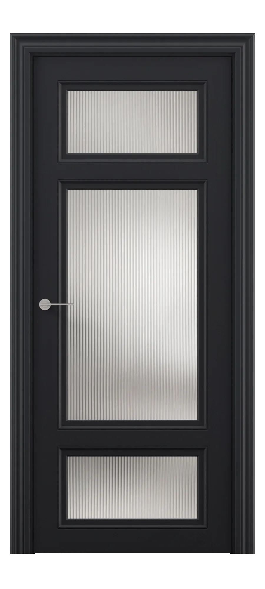Interior door Renaissance 05 black shagreen