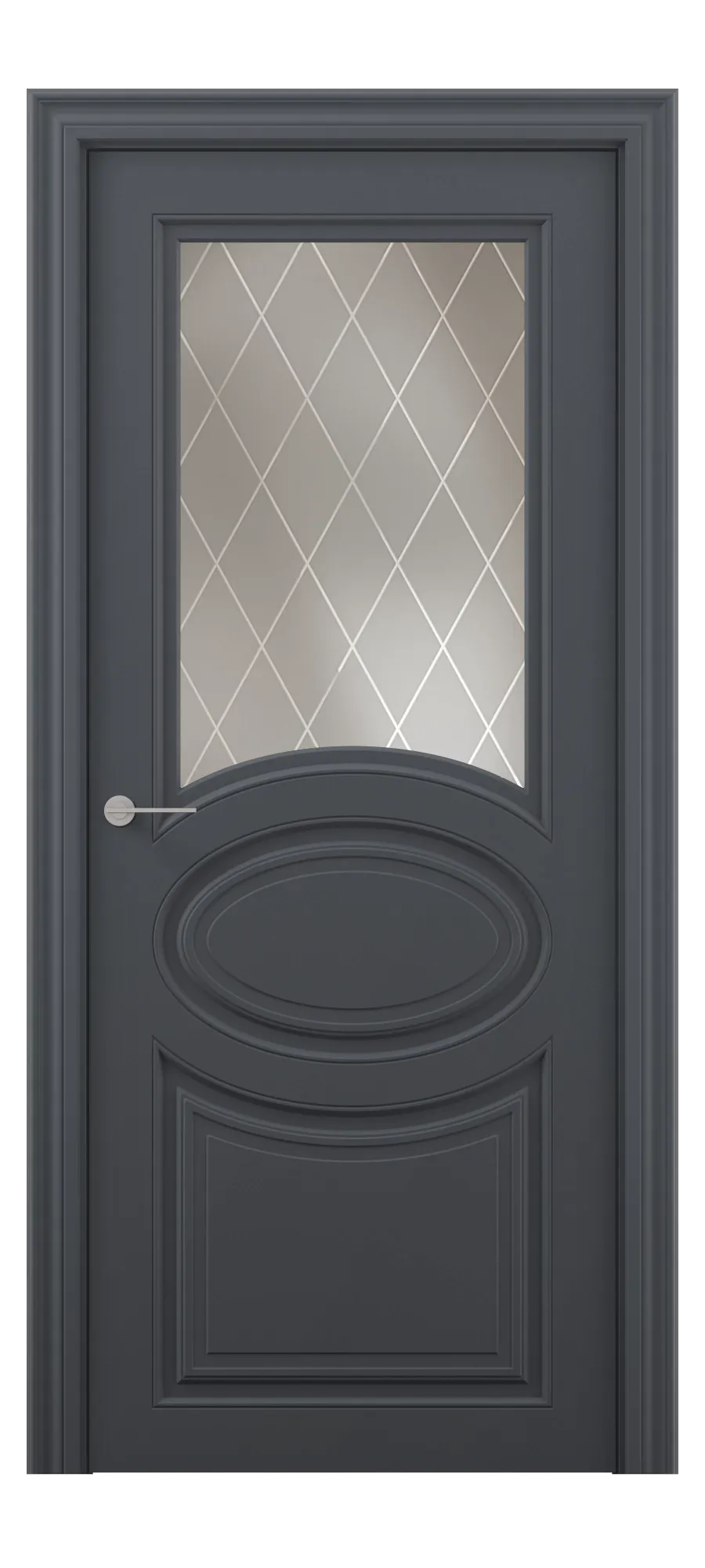  Бөлмеаралық есік Renaissance 06 ral 7024 (жоғарыдан)