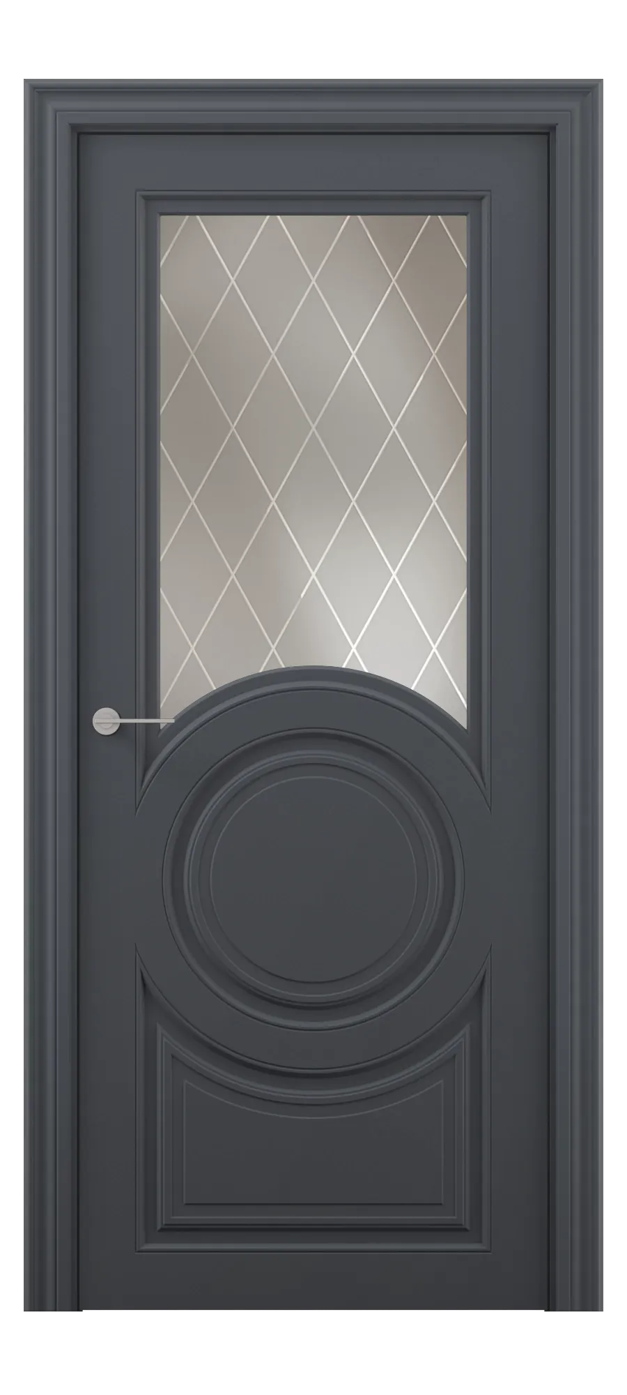  Бөлмеаралық есік Renaissance 07 ral 7024 (жоғарыдан)