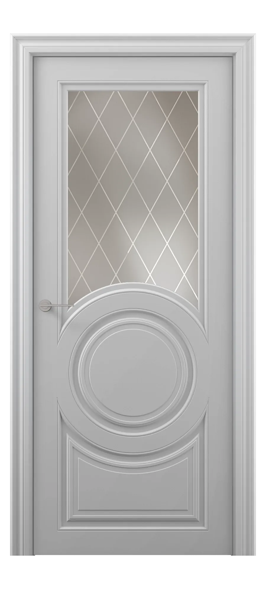  Бөлмеаралық есік Renaissance 07 ral 7047 (жоғарыдан)