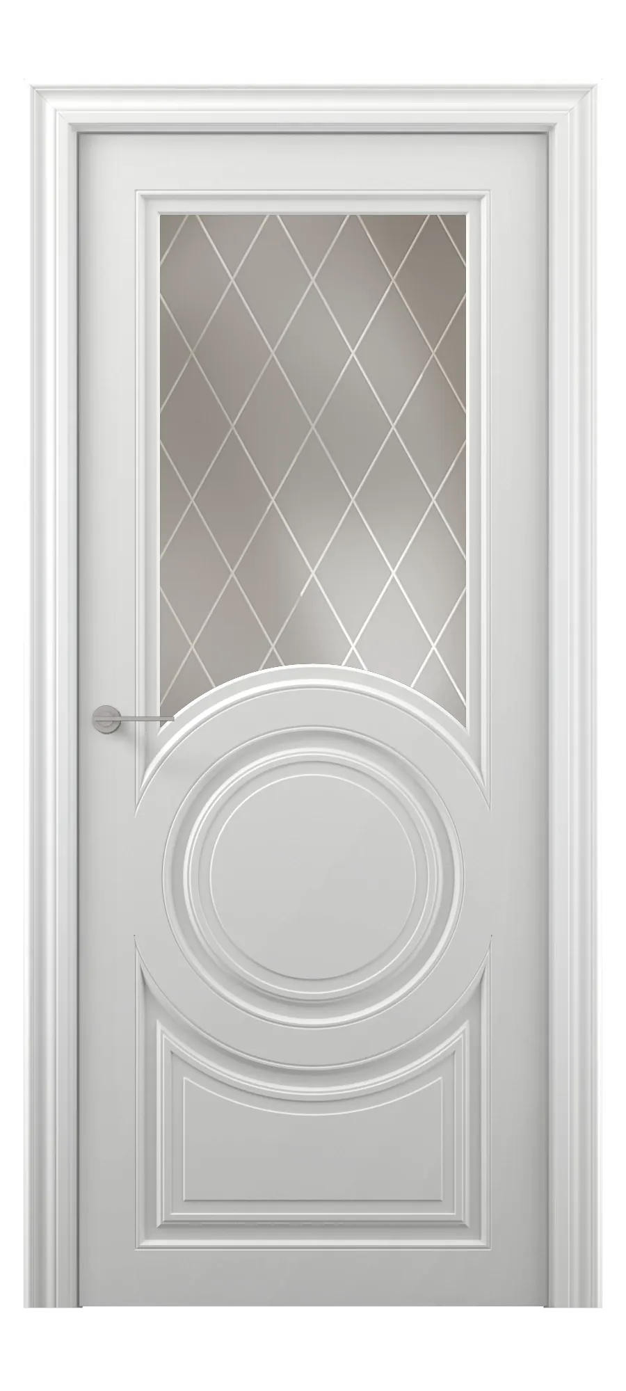  Бөлмеаралық есік Renaissance 07 ral 9003 (жоғарыдан)