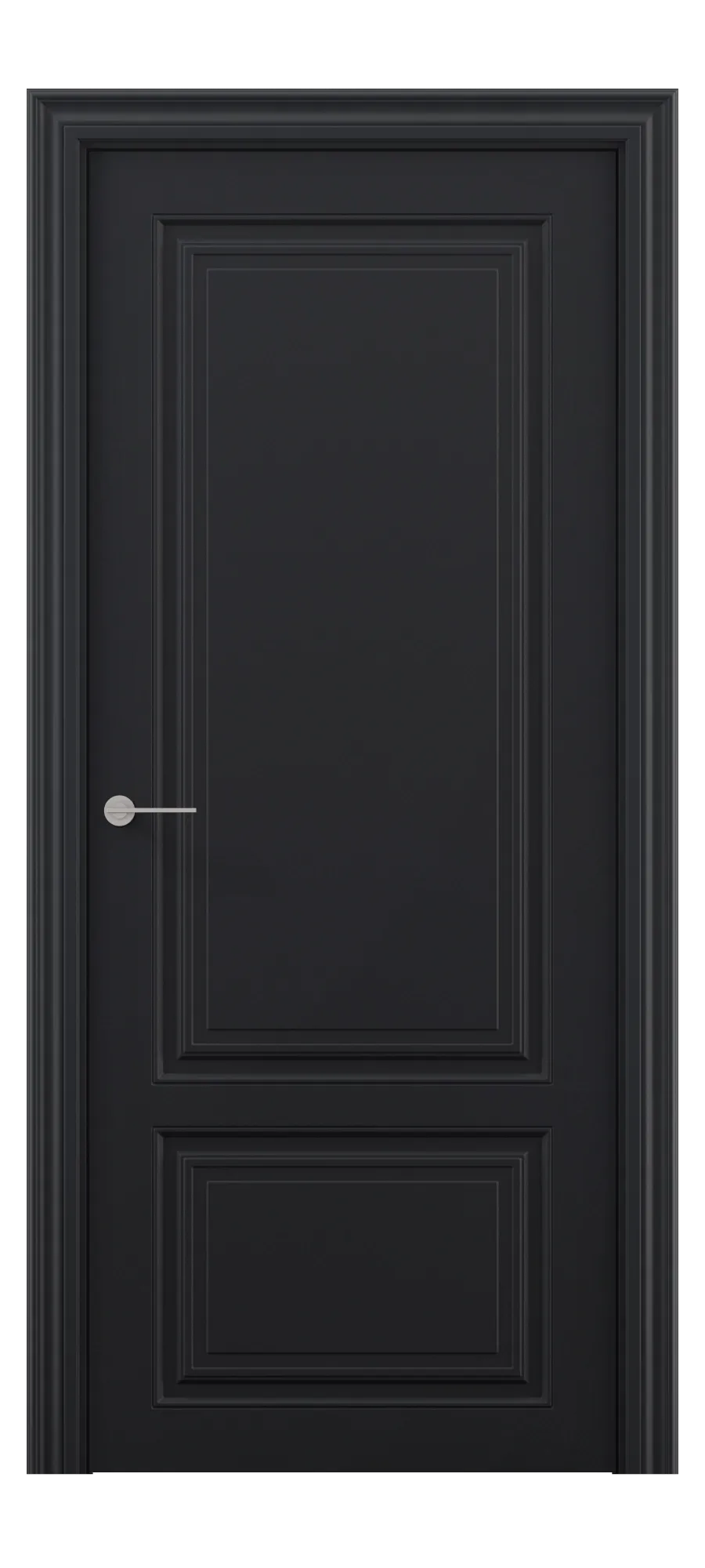  Interior door Renaissance 2 black shagreen (top)