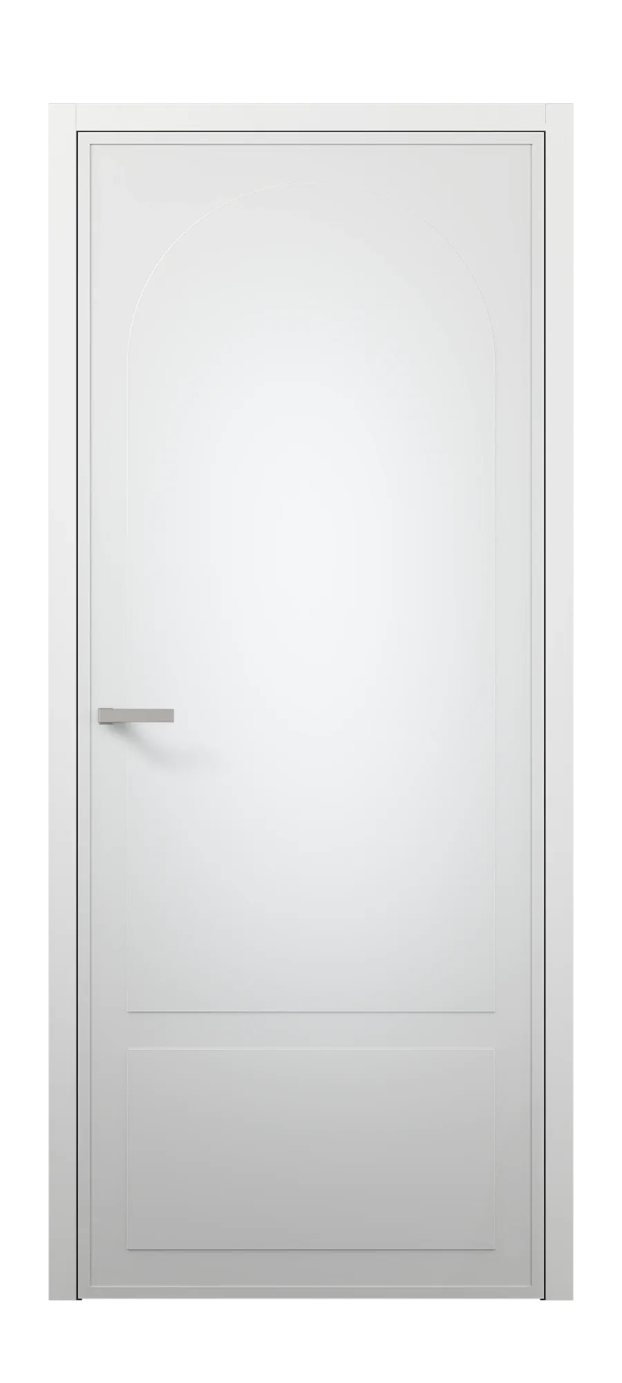  Бөлмеаралық есік Rocco 2 ral 9003 (жоғарыдан)