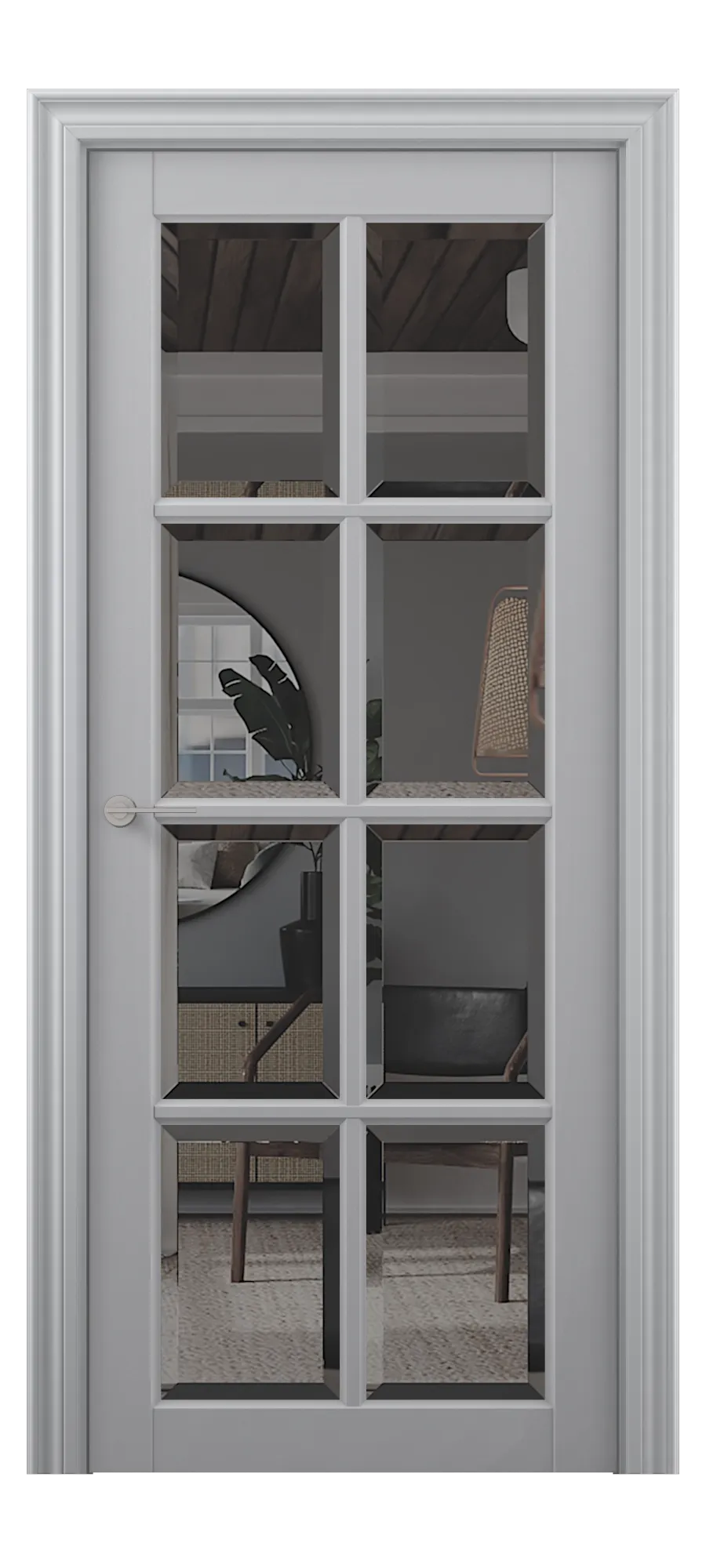 Interior door S 018 soft velvet grey