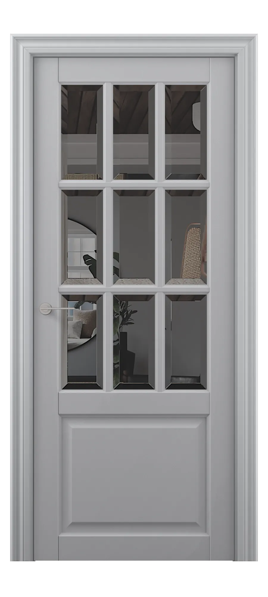  Interior door S 026 soft velvet grey (top)