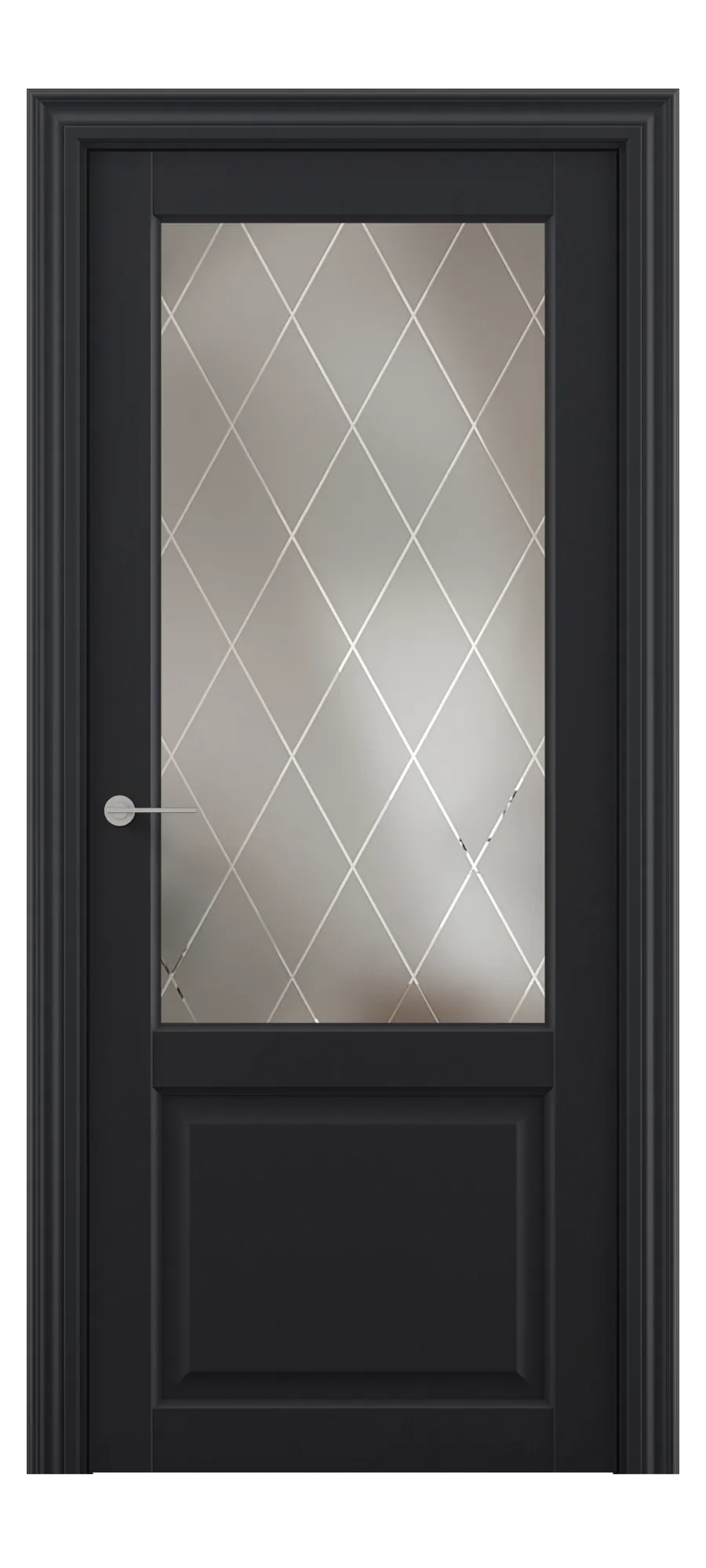  Interior door S 04 black shagreen (top)