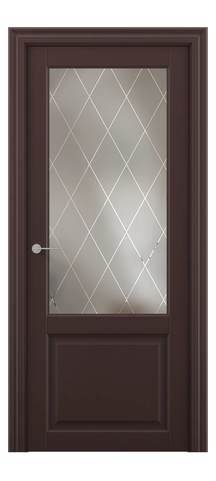 Interior door S 04 soft bordeaux