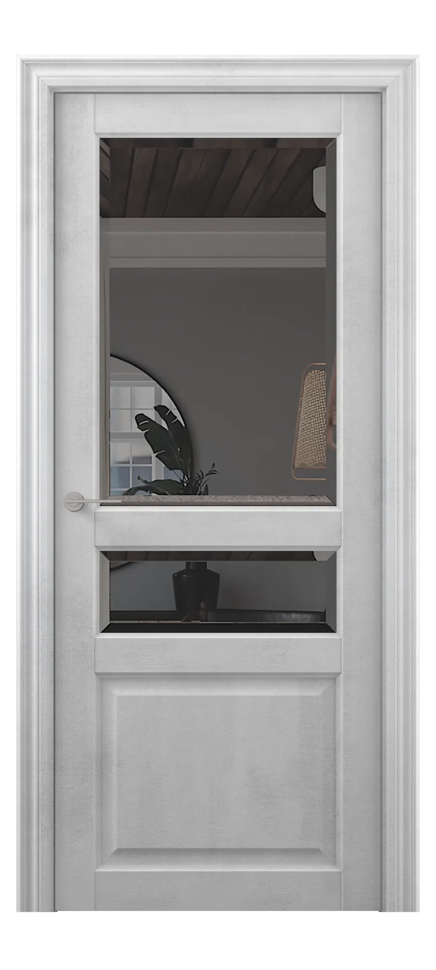 Interior door S 07 white concrete