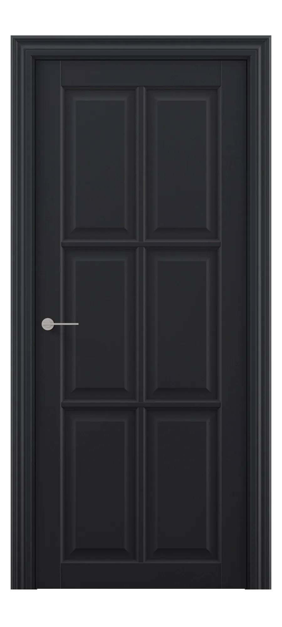 Interior door S 15 black shagreen