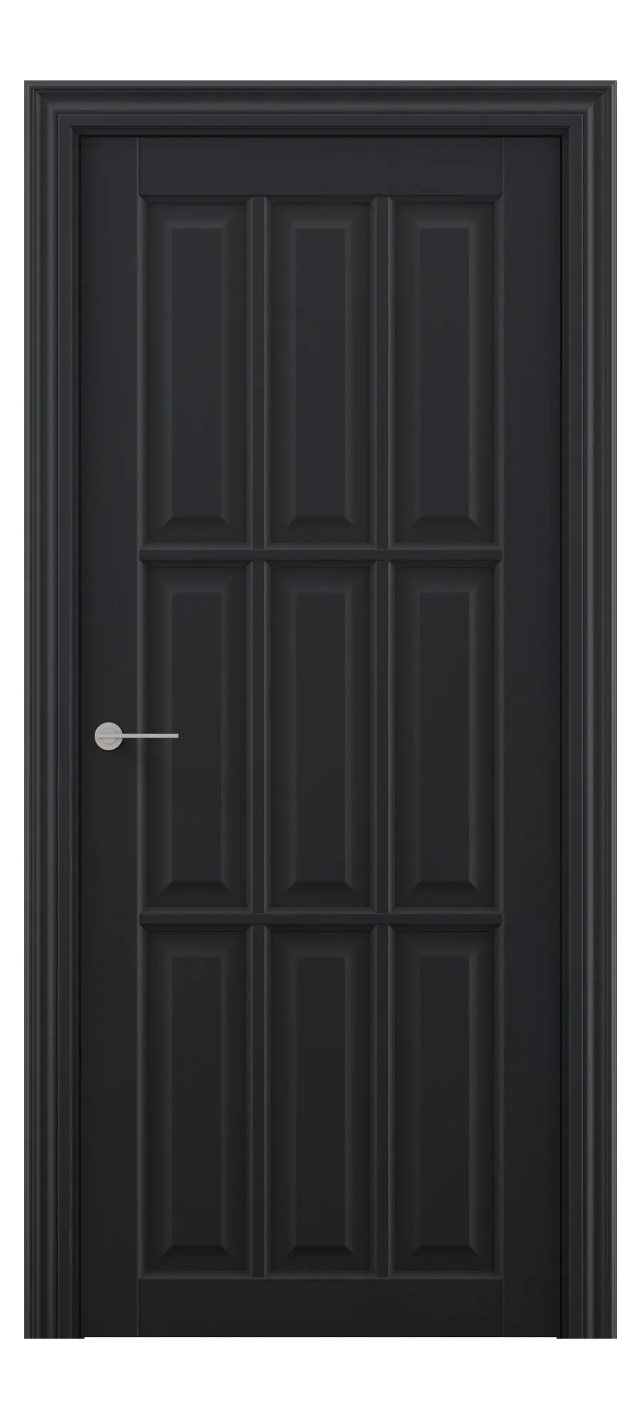 Interior door S 21 black shagreen