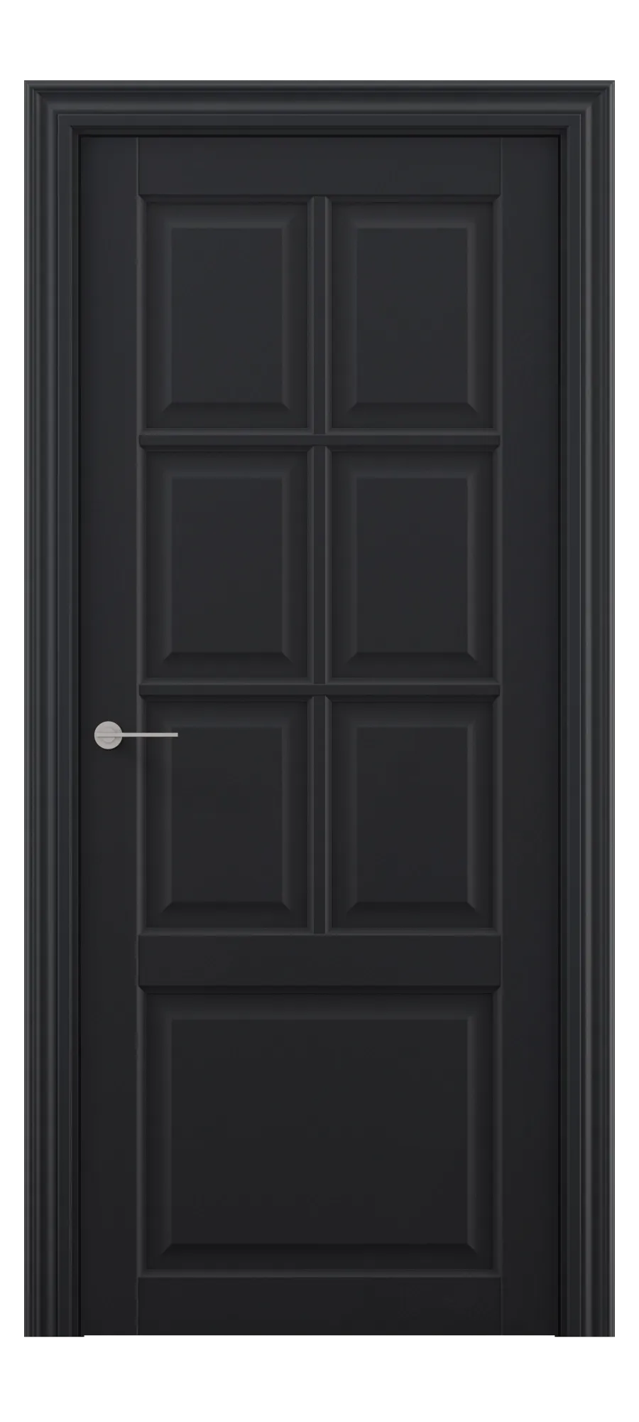 Interior door S 23 black shagreen