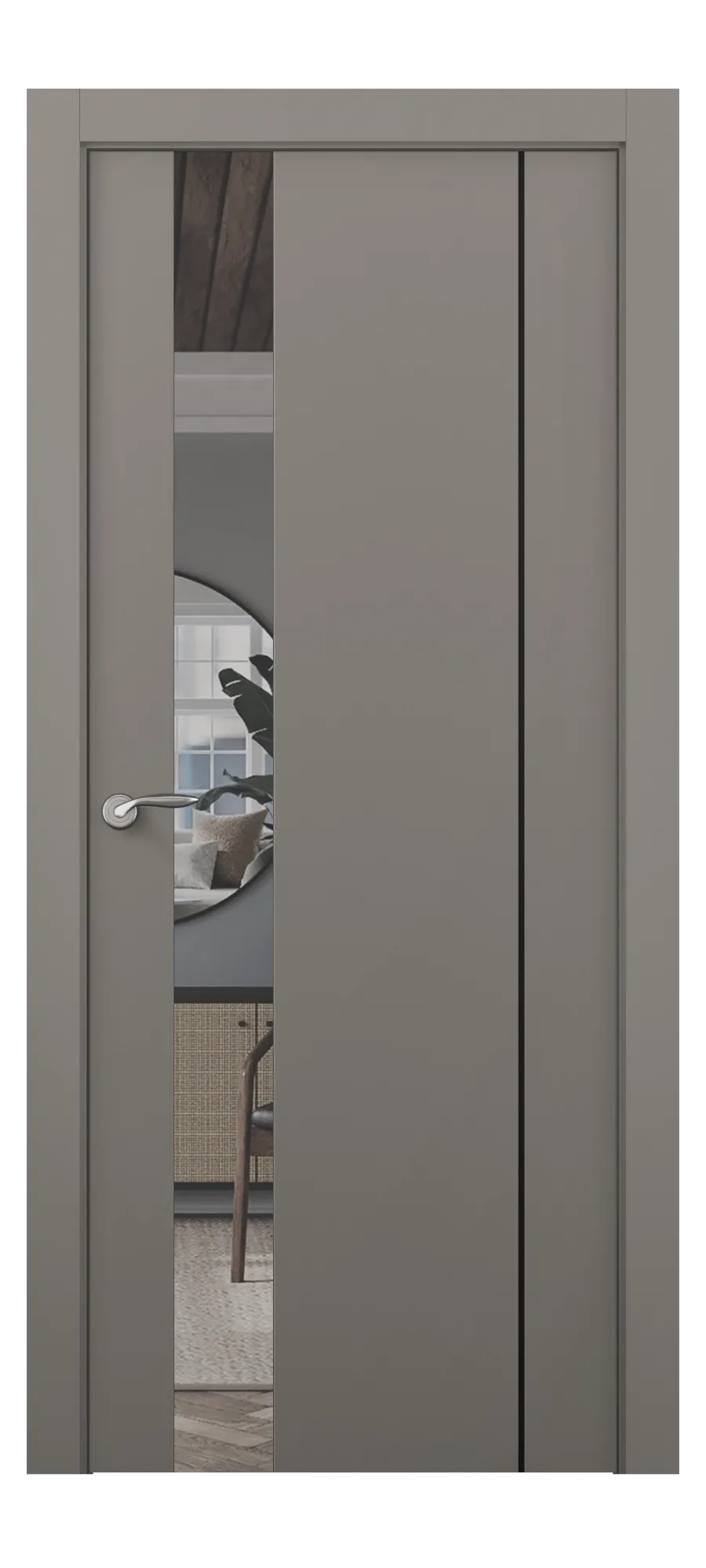 Interior door Sonata soft velvet cappuccino