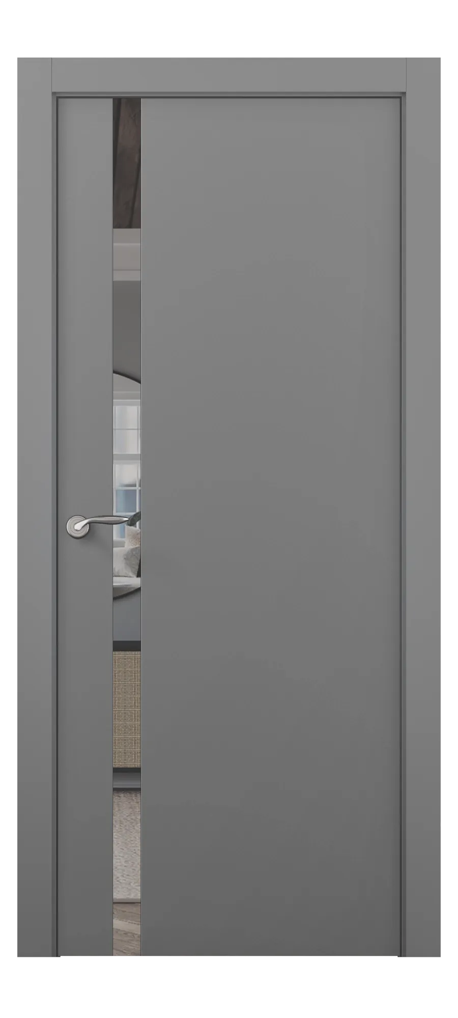  Бөлмеаралық есік Stella ral 7037 (жоғарыдан)
