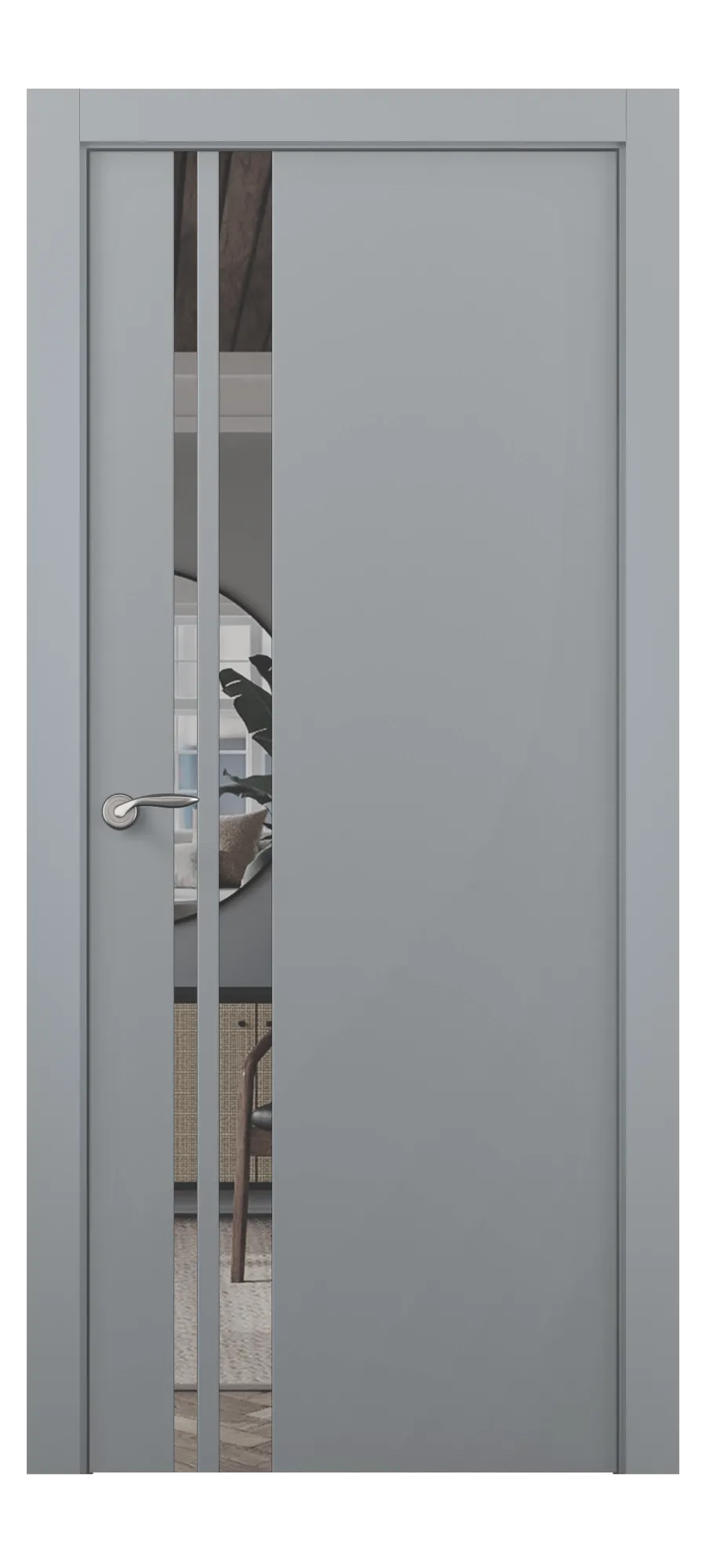 мини верх Дверь Stella 3 ral 7040