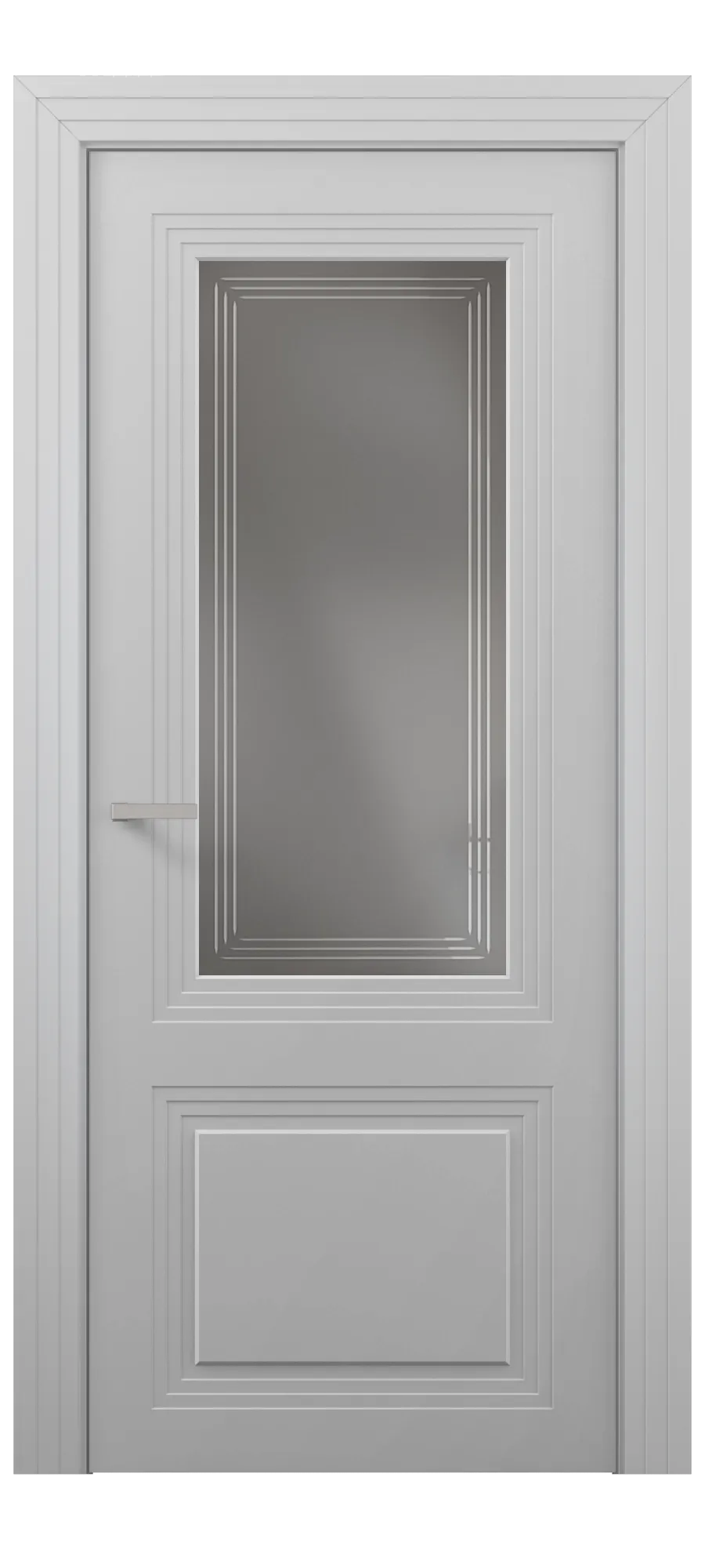 Бөлмеаралық есік Trio 02 ral 7047 (жоғарыдан)