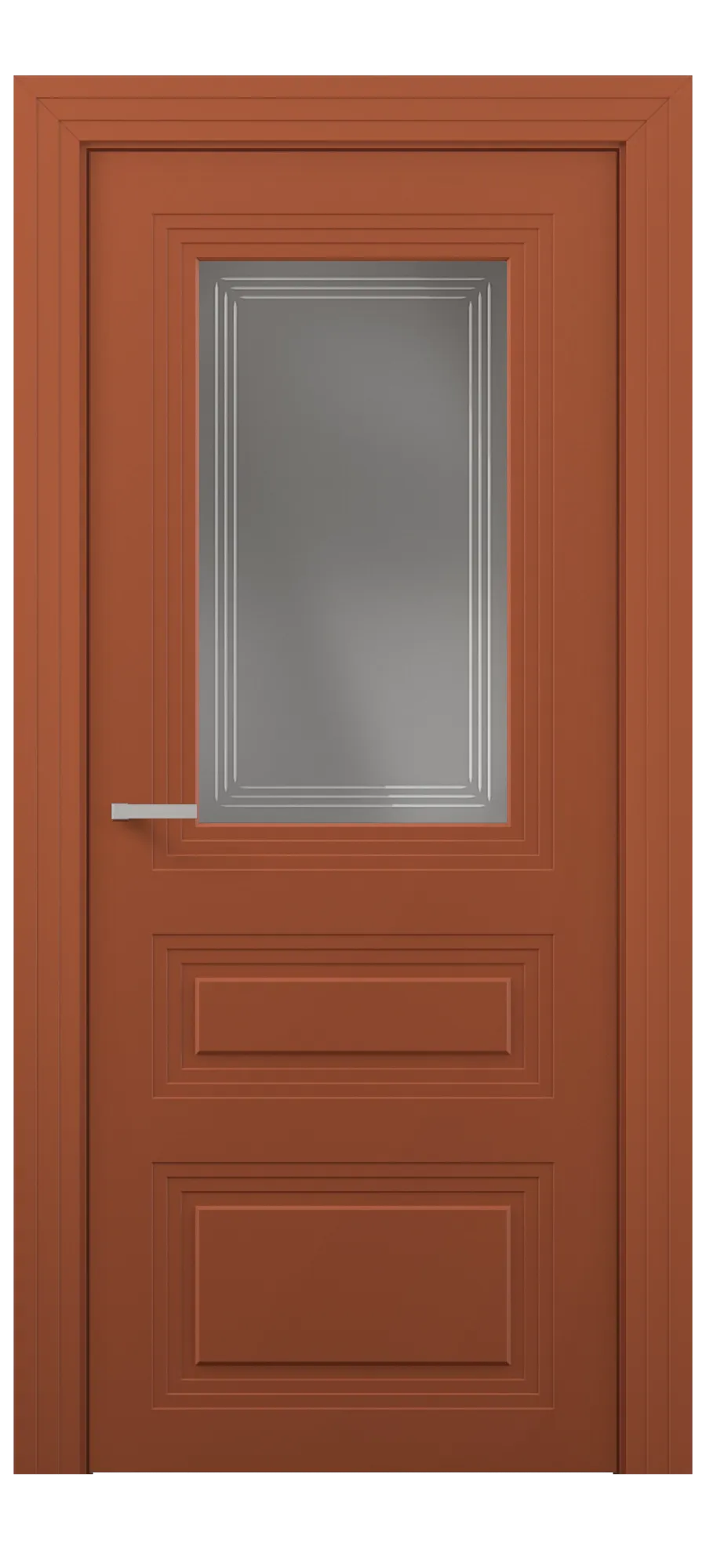  Interior door Trio 03 soft terracotta (top)