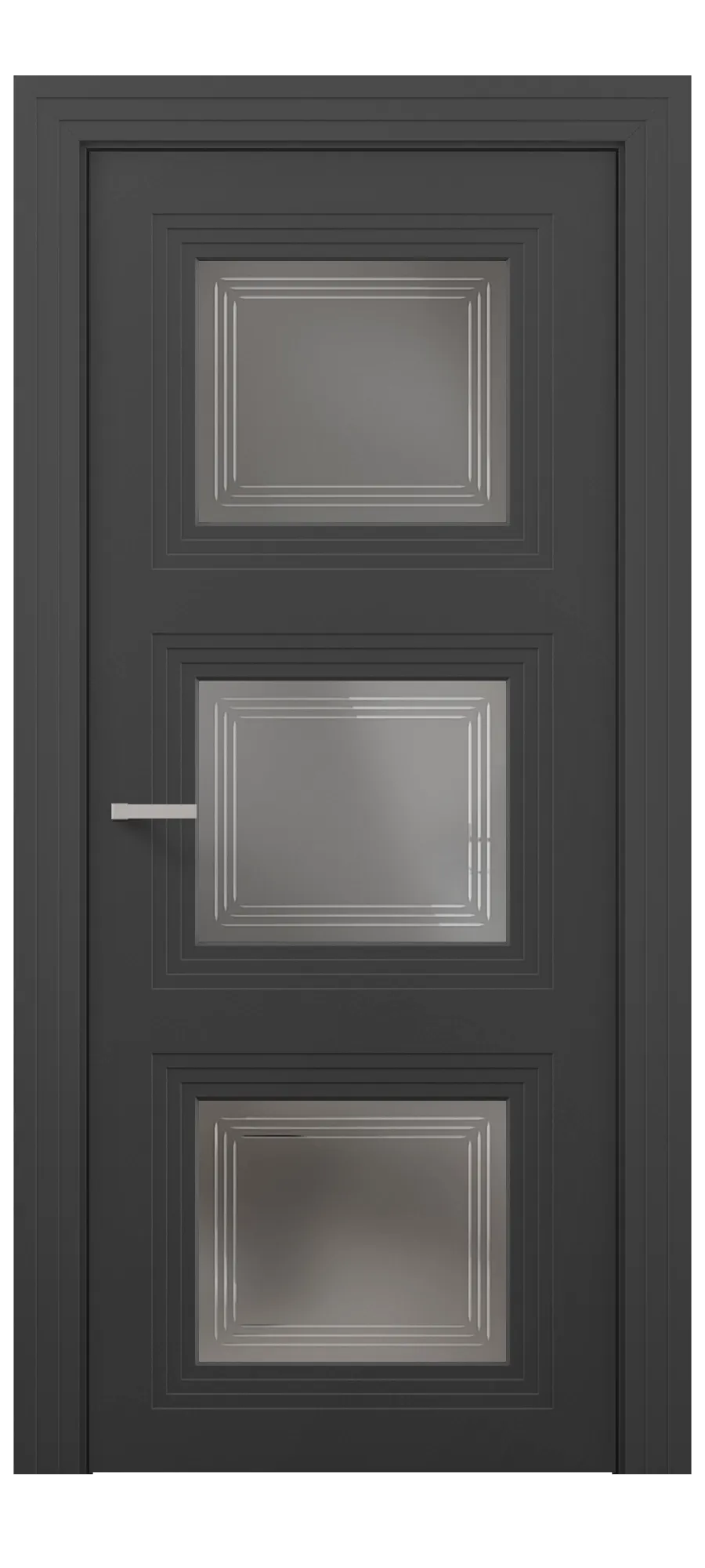 Interior door Trio 04 soft graphite