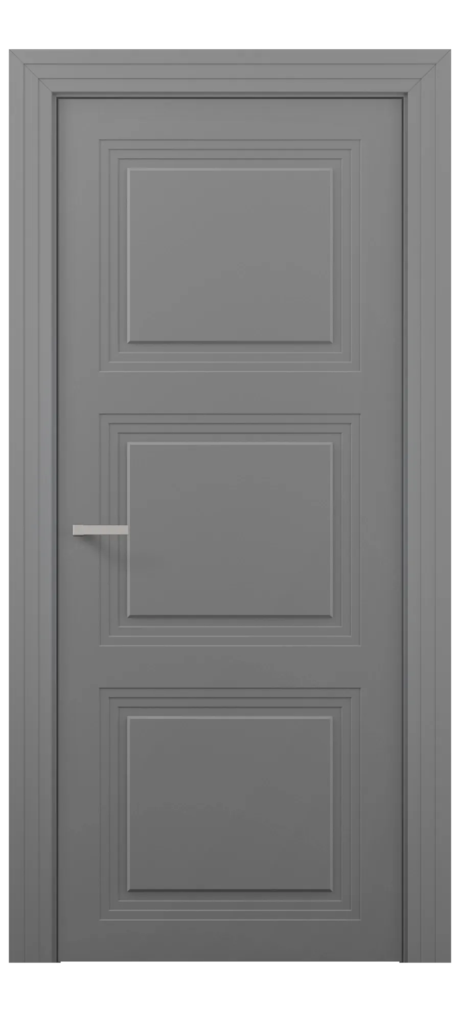  Бөлмеаралық есік Trio 4 ral 7037 (жоғарыдан)