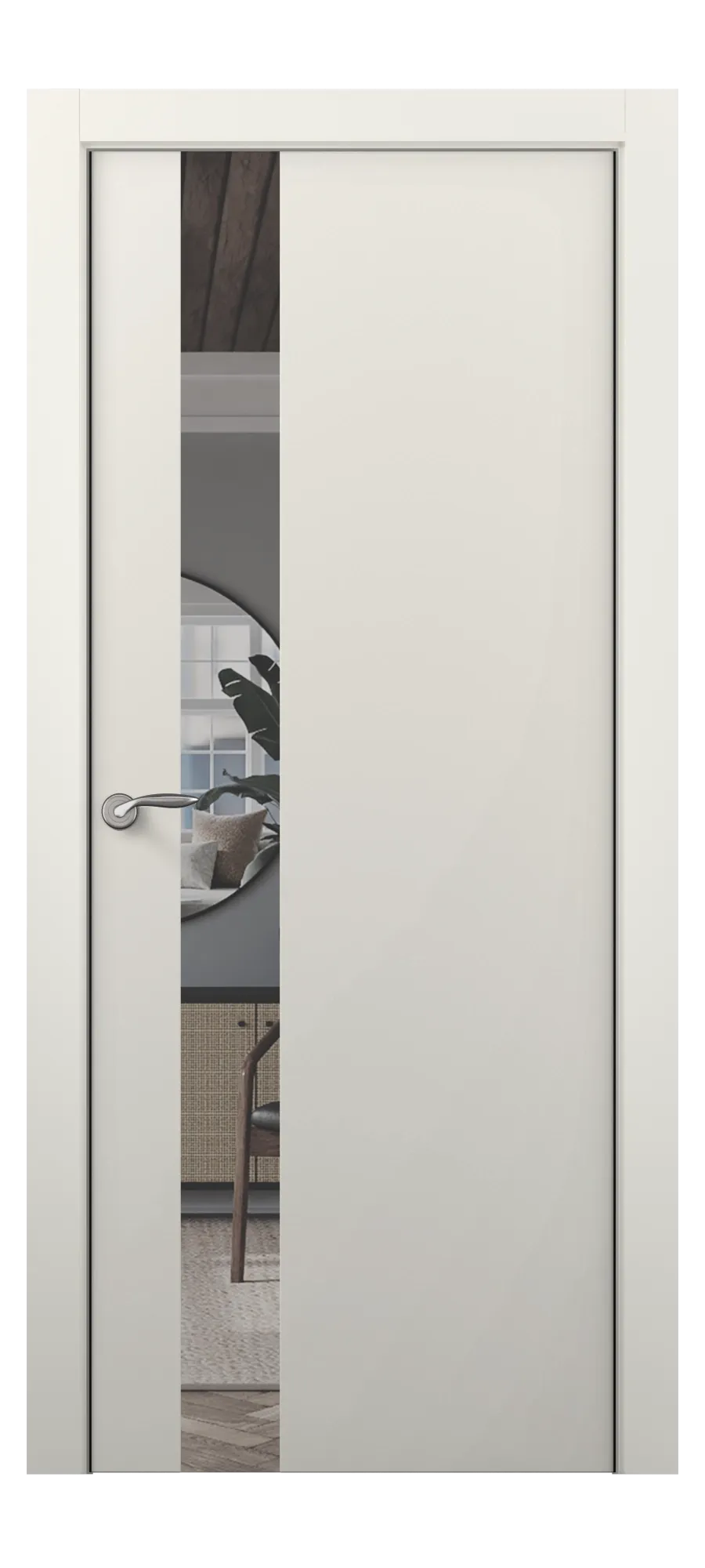  Бөлмеаралық есік Ultra 010 ral 9010 (жоғарыдан)