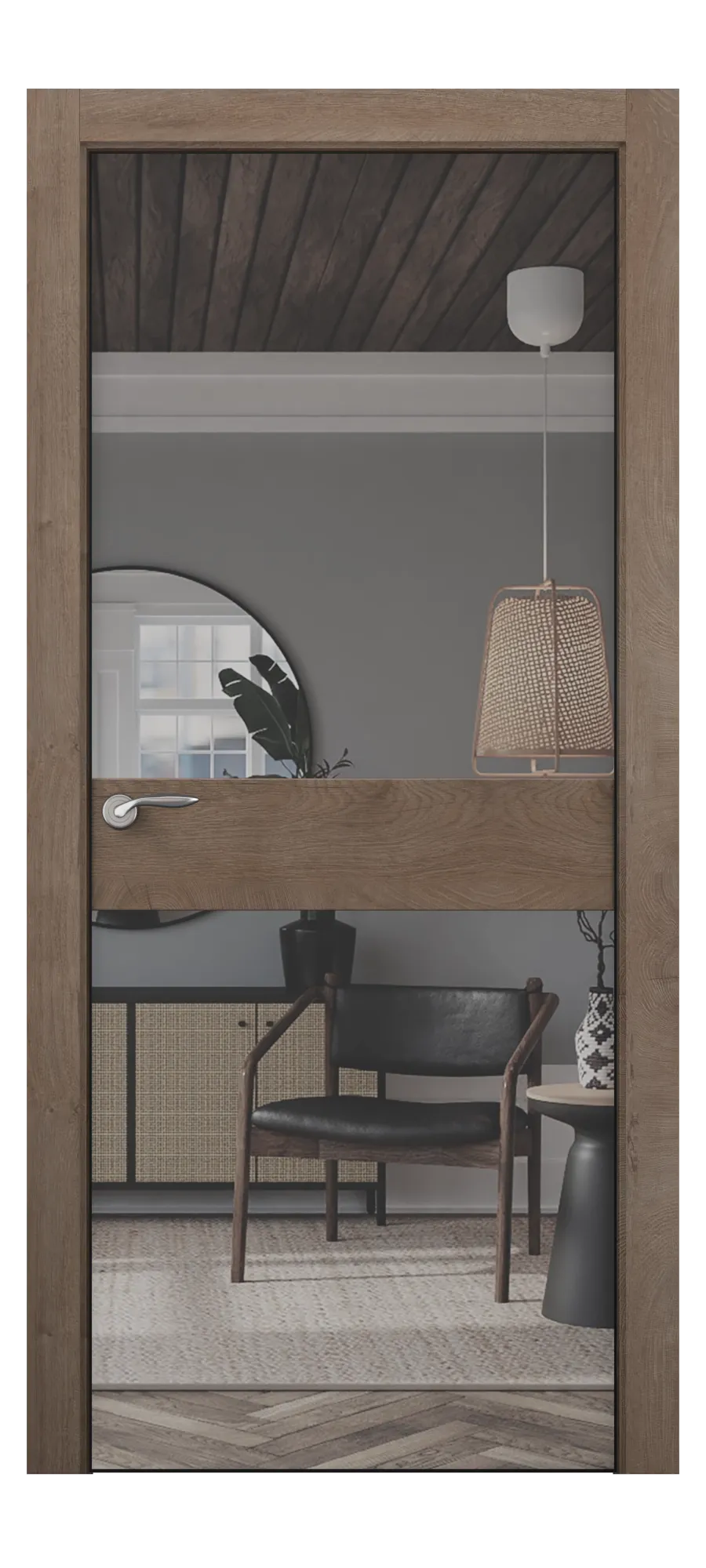 мини верх Дверь Ultra 018 дуб сибирский