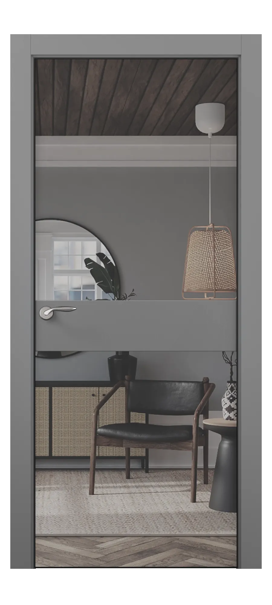  Interior door Ultra 018 ral 7037 (top)