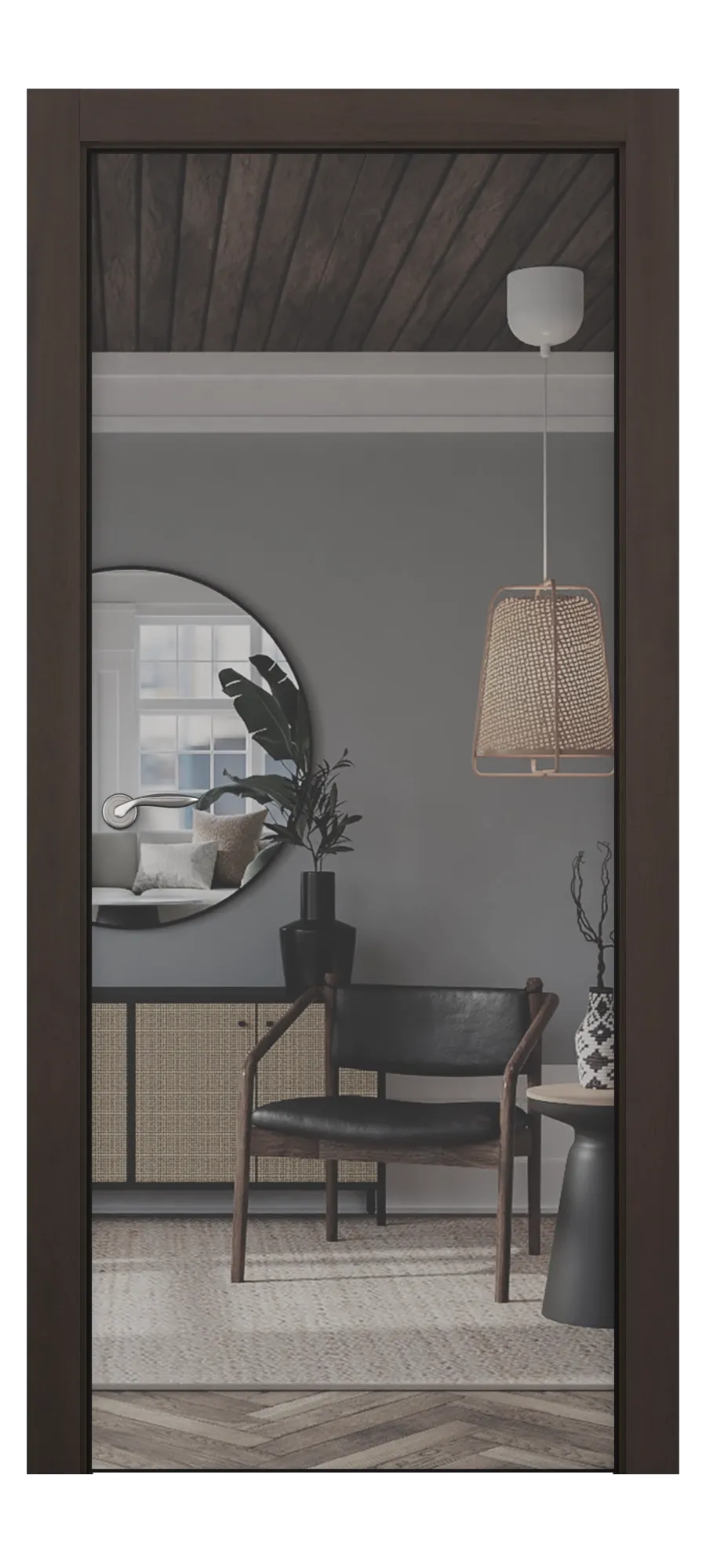 Interior door Ultra 019 marrone oak
