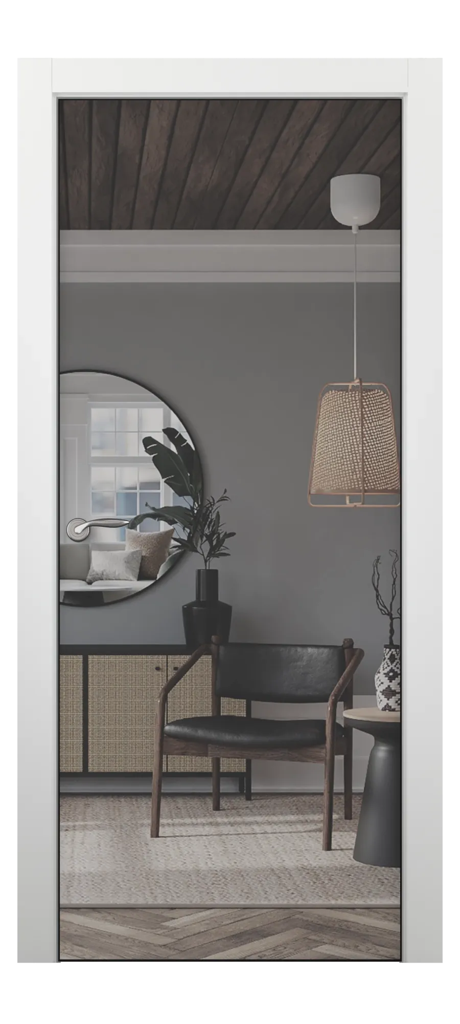 Бөлмеаралық есік Ultra 019 ral 9003
