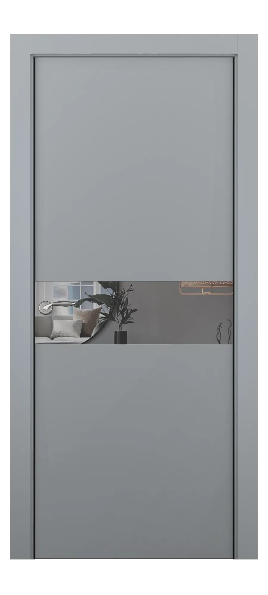 Бөлмеаралық есік Ultra 02 ral 7040