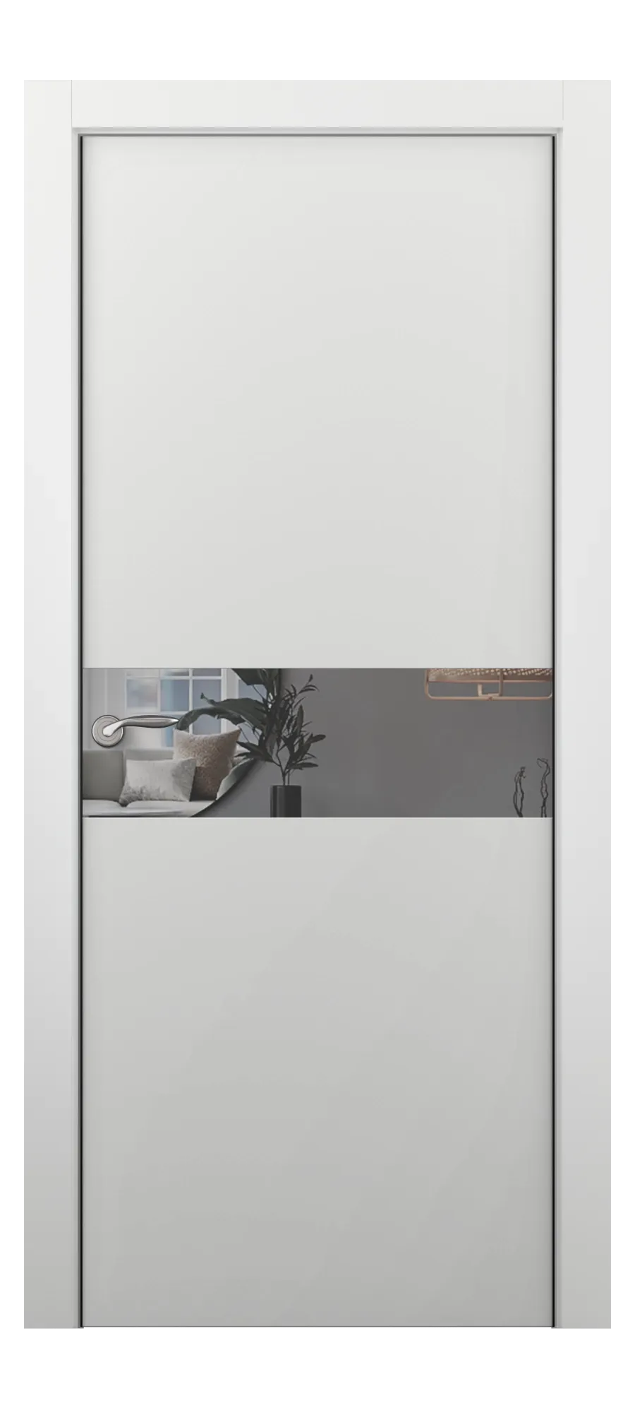 Бөлмеаралық есік Ultra 02 ral 9003
