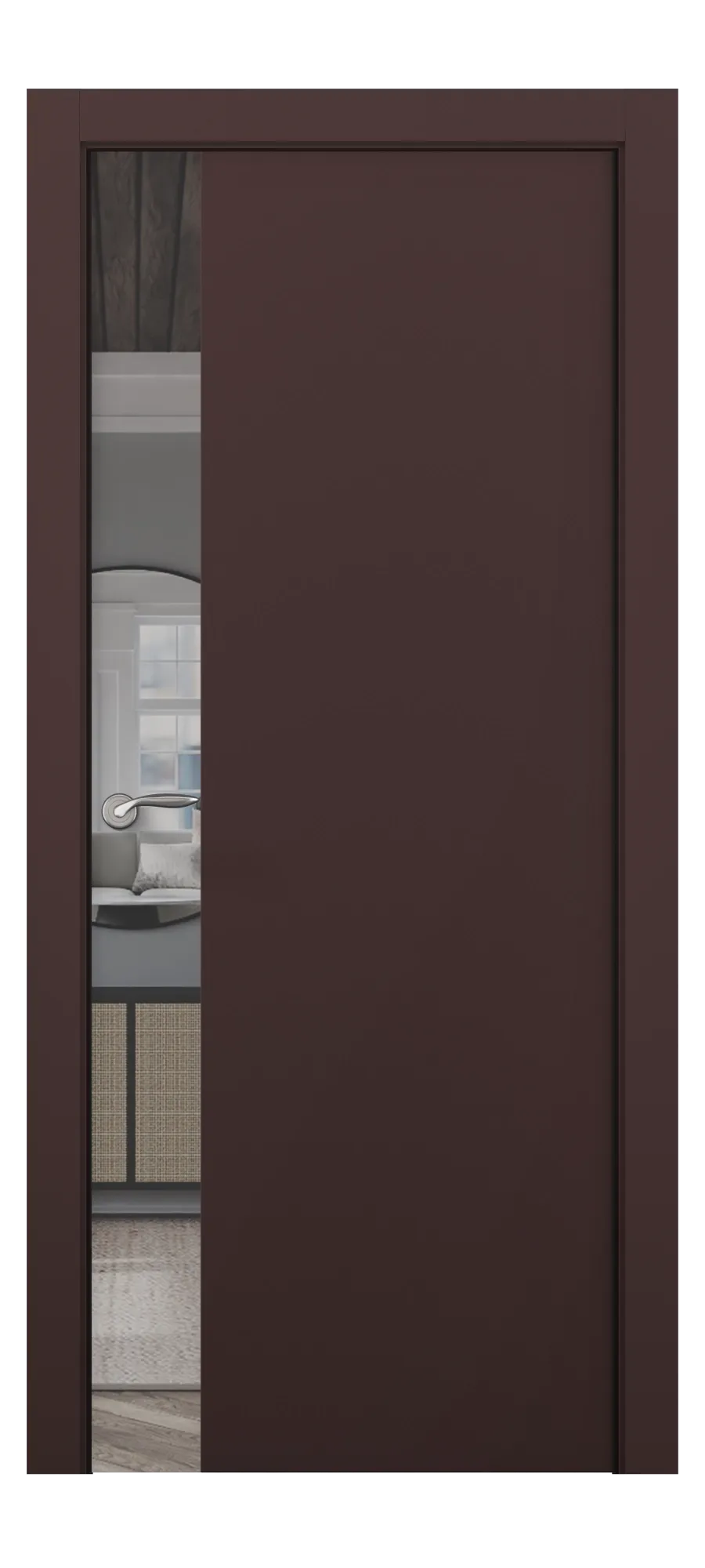 Interior door Ultra 020 soft bordeaux