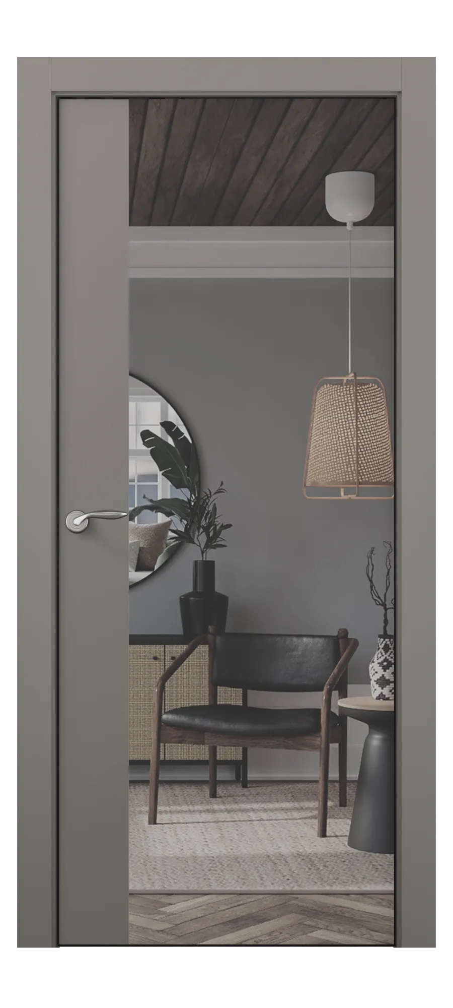 Interior door Ultra 021 soft velvet cappuccino
