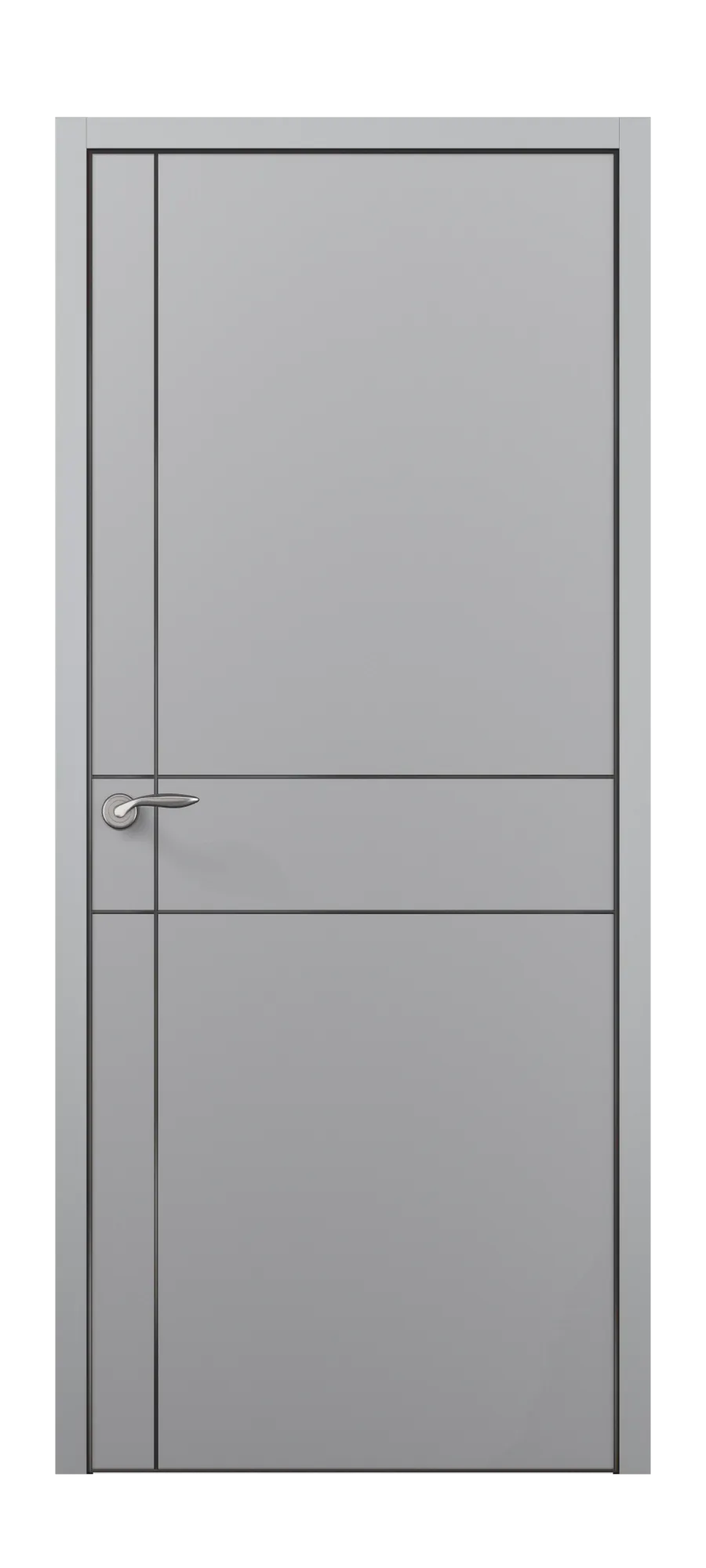 Бөлмеаралық есік Ultra M 1 софт барқыт сұр