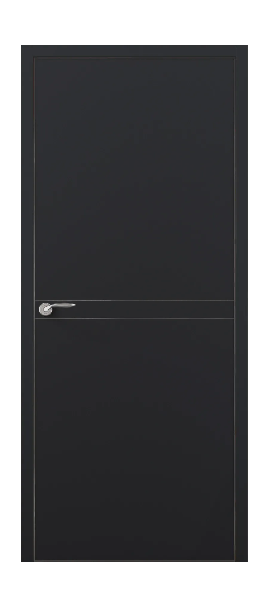 Interior door Ultra M 3 black shagreen