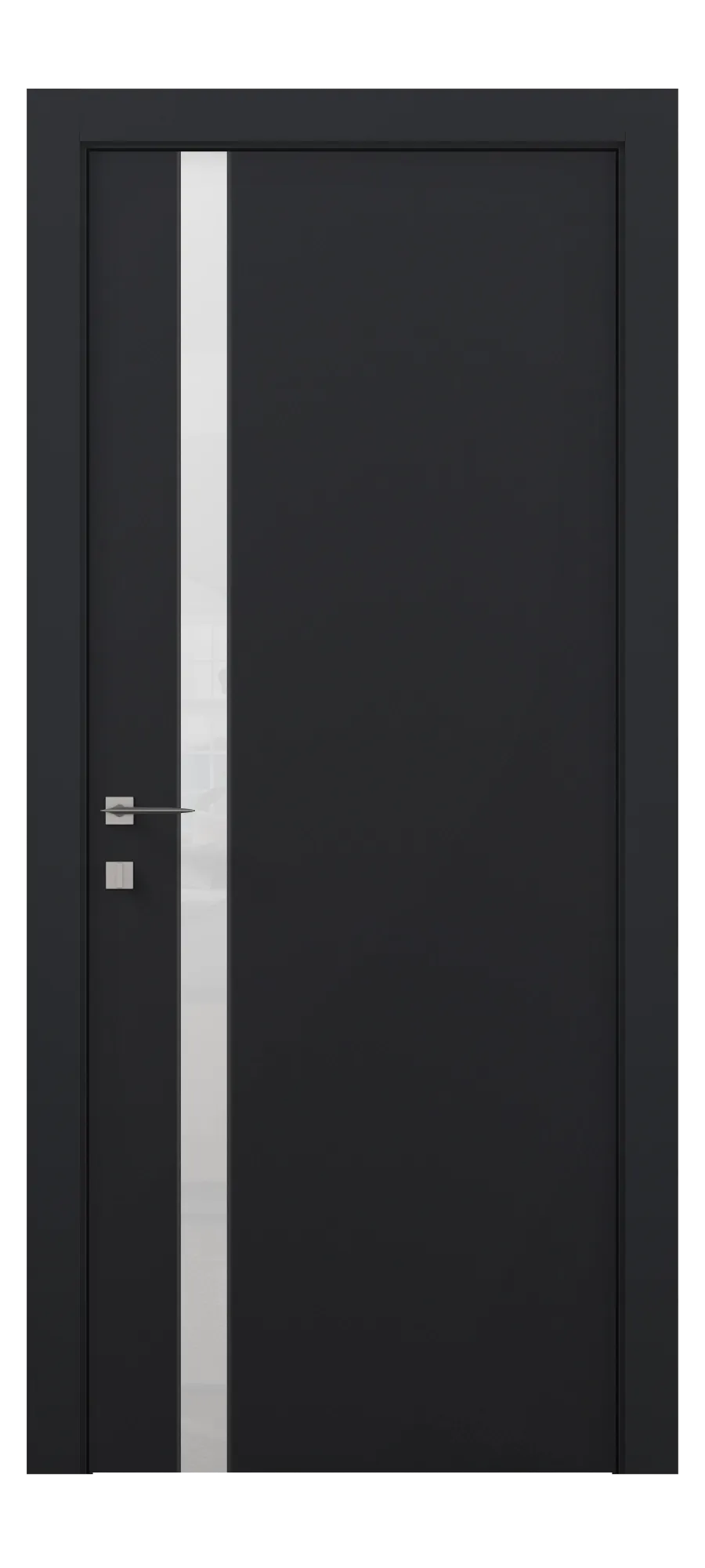 Interior door Vector 03 black shagreen