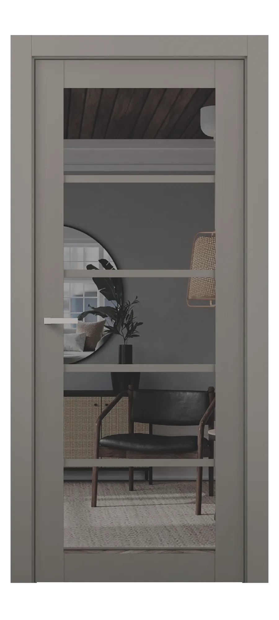 Interior door Verso 01 soft velvet cappuccino